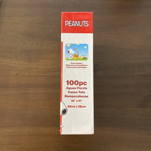 Peanuts Home Repairs 100 piece Jigsaw Puzzle (15” x 11”) Fun for all ages! - Picture 2 of 4